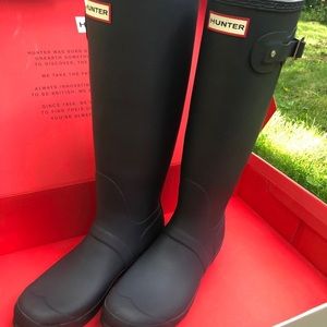 Hunter “Womens Original Tall” Wellington Rain Boots Size 10